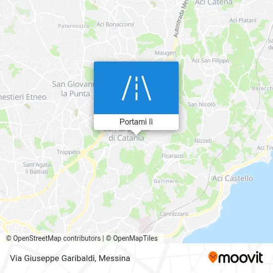 Mappa Via Giuseppe Garibaldi