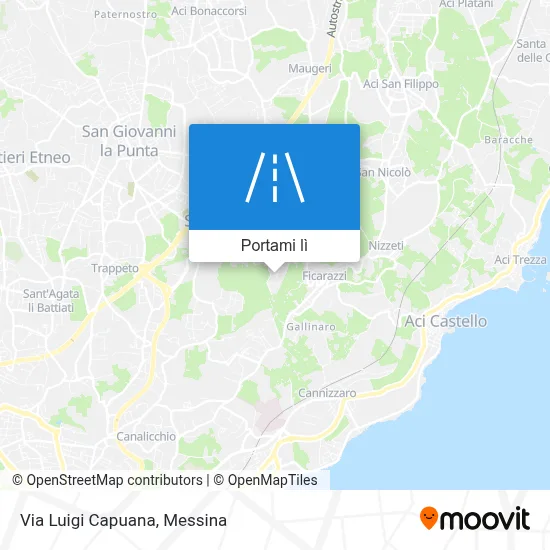 Mappa Via Luigi Capuana