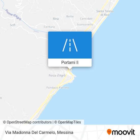 Mappa Via Madonna Del Carmelo