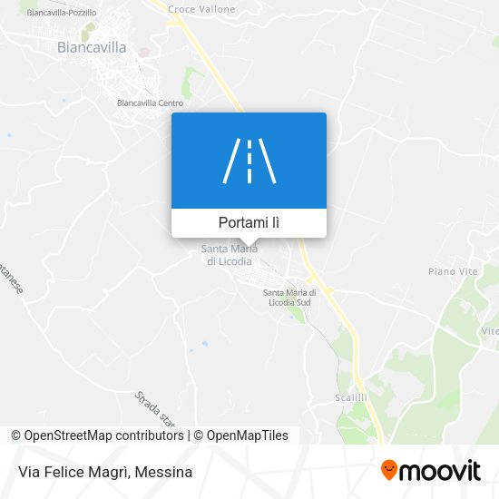 Mappa Via Felice Magrì