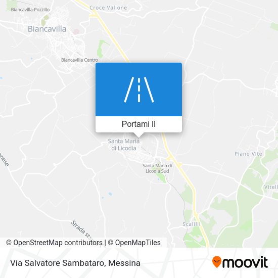 Mappa Via Salvatore Sambataro