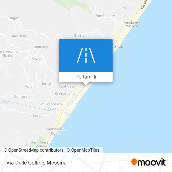 Mappa Via Delle Colline