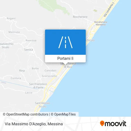 Mappa Via Massimo D'Azeglio