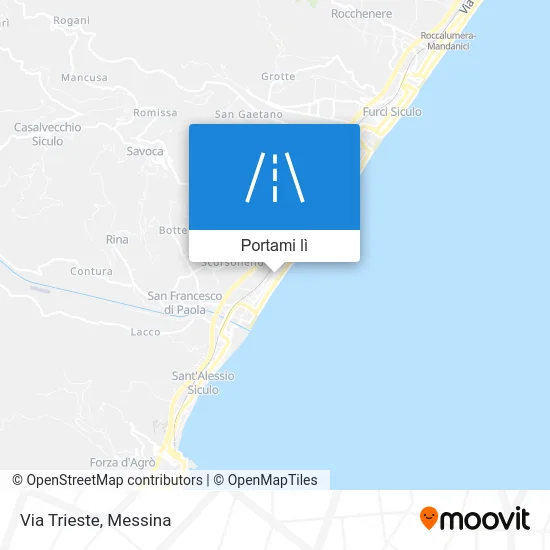Mappa Via Trieste