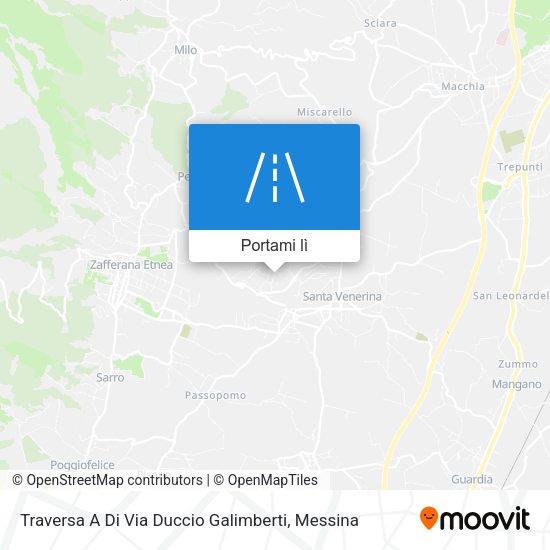 Mappa Traversa A Di Via Duccio Galimberti