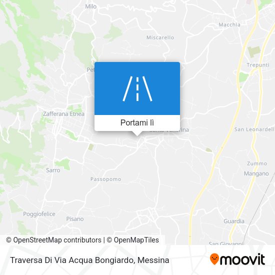 Mappa Traversa Di Via Acqua Bongiardo