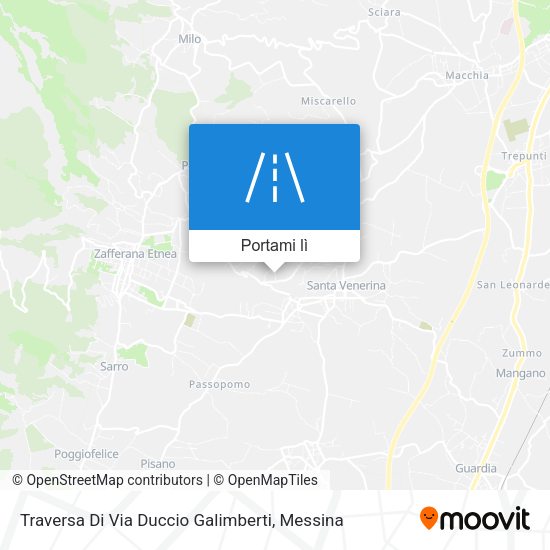 Mappa Traversa Di Via Duccio Galimberti