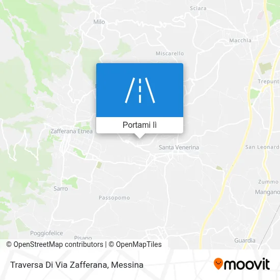 Mappa Traversa Di Via Zafferana