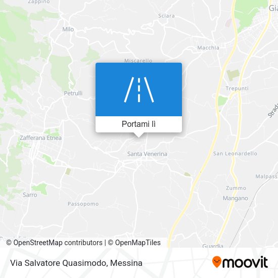 Mappa Via Salvatore Quasimodo