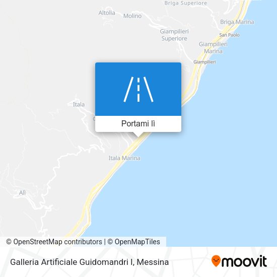 Mappa Galleria Artificiale Guidomandri I