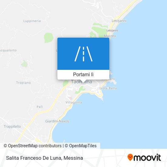 Mappa Salita Franceso De Luna