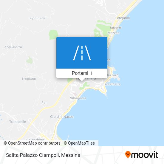 Mappa Salita Palazzo Ciampoli