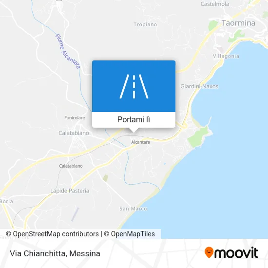 Mappa Via Chianchitta