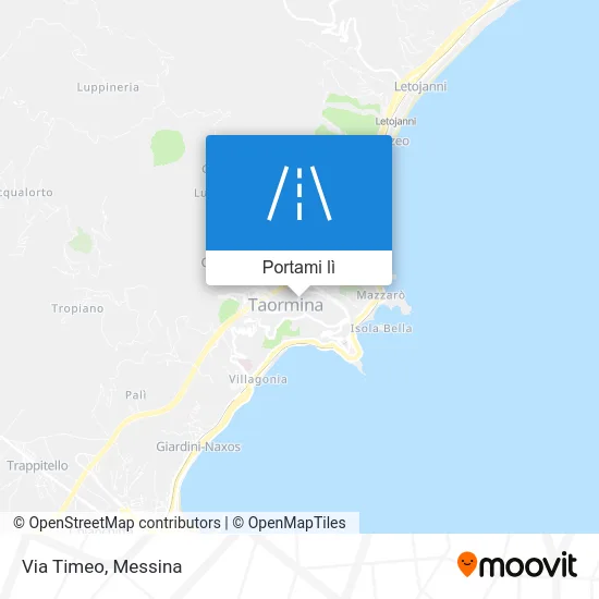 Mappa Via Timeo