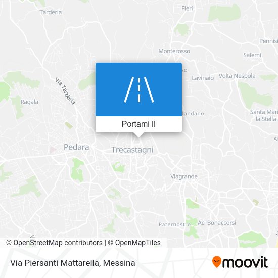 Mappa Via Piersanti Mattarella