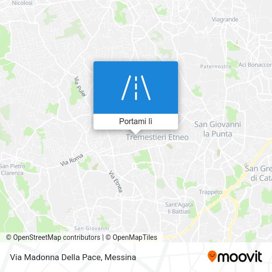 Mappa Via Madonna Della Pace