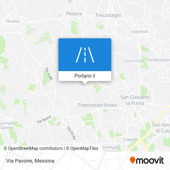 Mappa Via Pavone