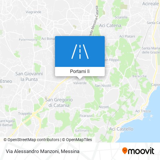 Mappa Via Alessandro Manzoni