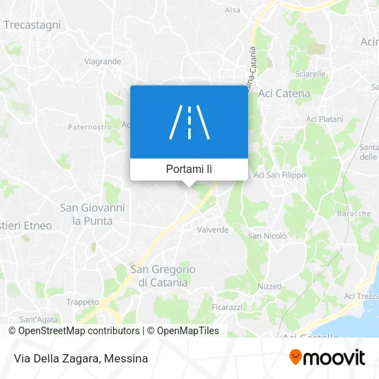 Mappa Via Della Zagara
