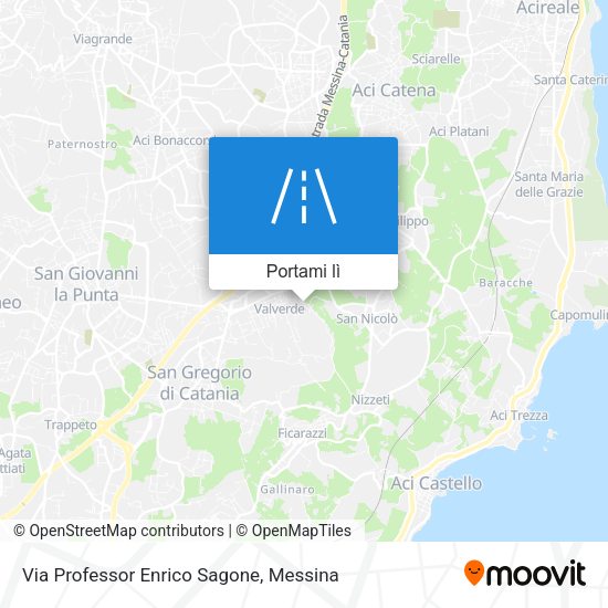Mappa Via Professor Enrico Sagone