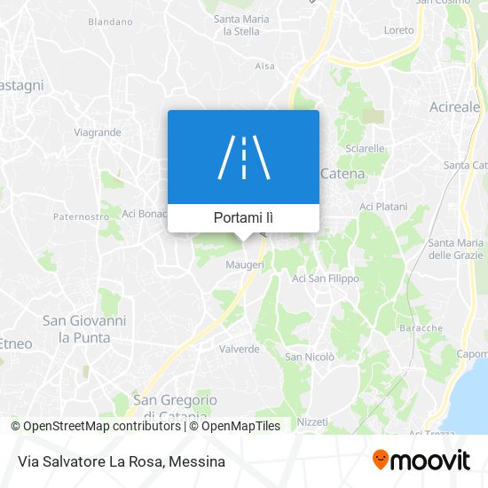 Mappa Via Salvatore La Rosa