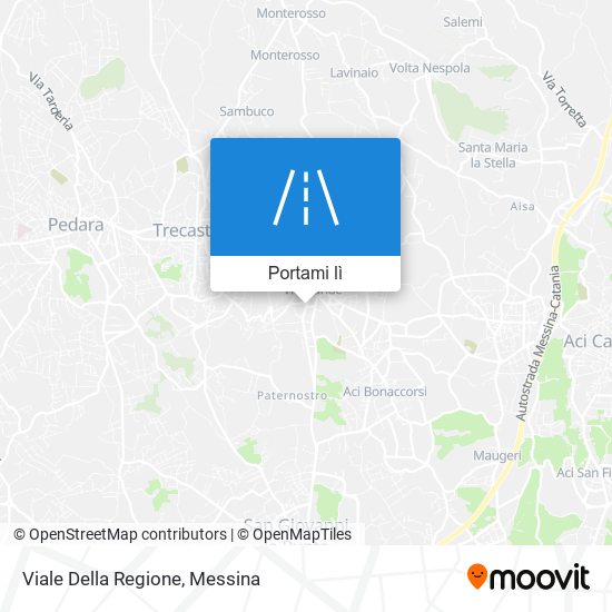 Mappa Viale Della Regione