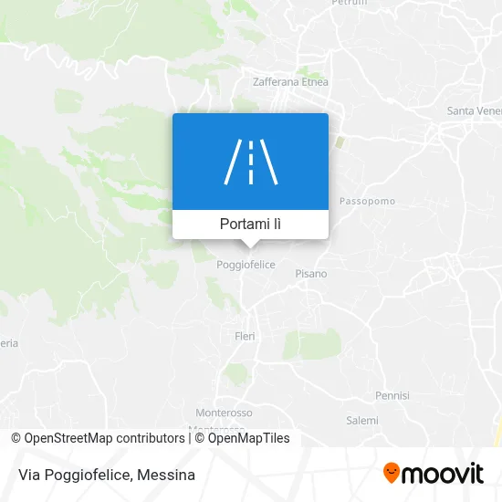 Mappa Via Poggiofelice