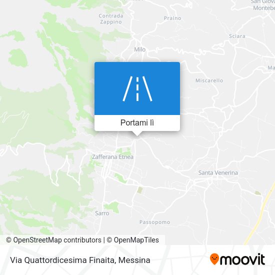 Mappa Via Quattordicesima Finaita