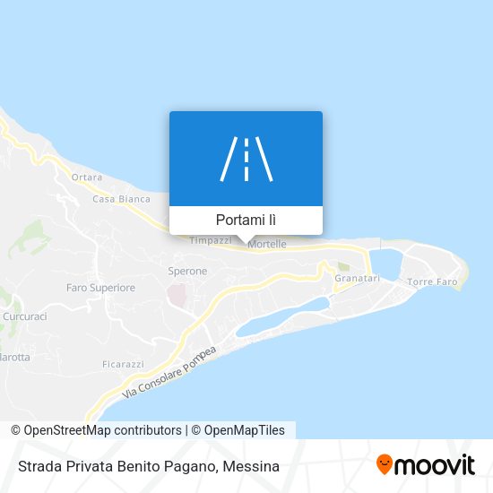 Mappa Strada Privata Benito Pagano
