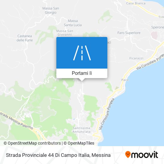 Mappa Strada Provinciale 44 Di Campo Italia