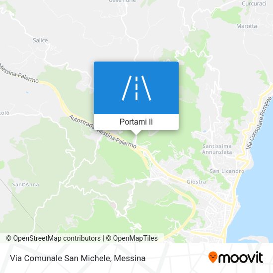 Mappa Via Comunale San Michele