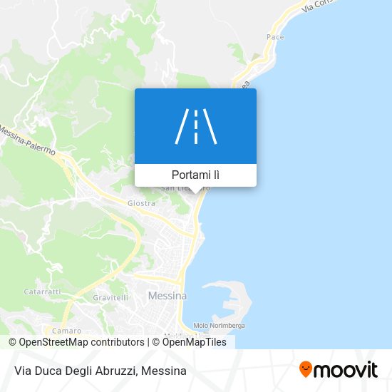 Mappa Via Duca Degli Abruzzi