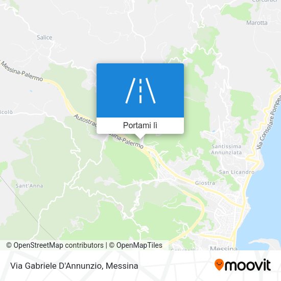 Mappa Via Gabriele D'Annunzio