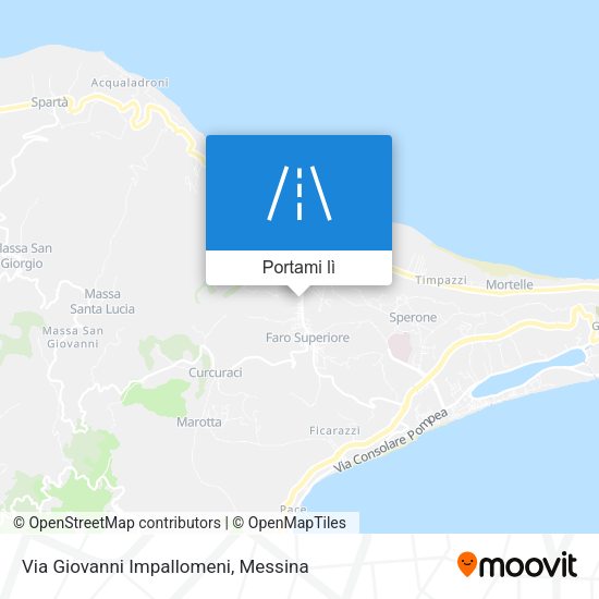 Mappa Via Giovanni Impallomeni