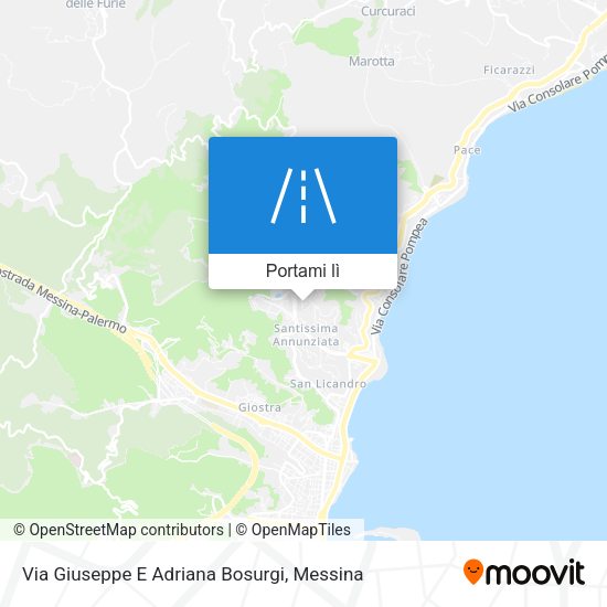 Mappa Via Giuseppe E Adriana Bosurgi