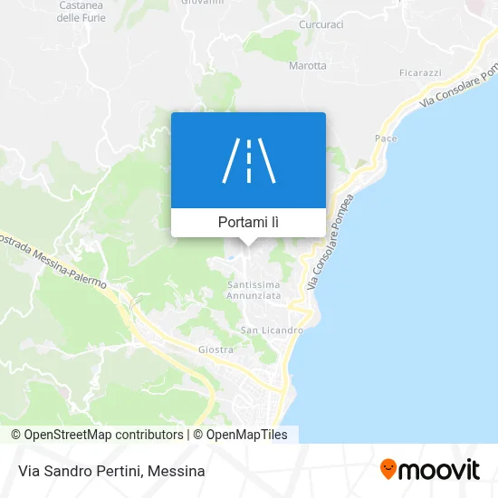 Mappa Via Sandro Pertini