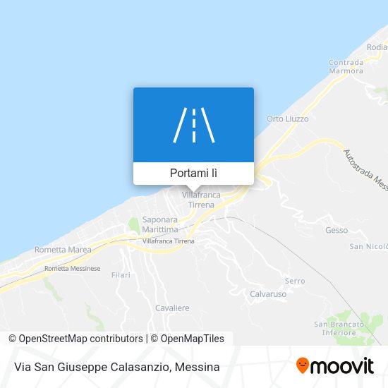 Mappa Via San Giuseppe Calasanzio