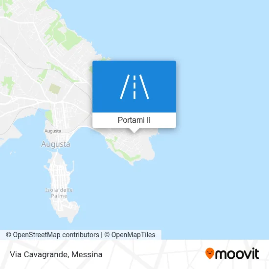 Mappa Via Cavagrande