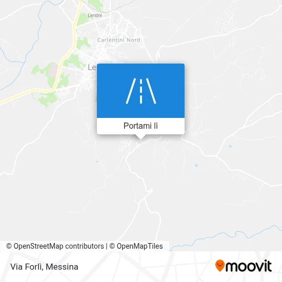 Mappa Via Forlì
