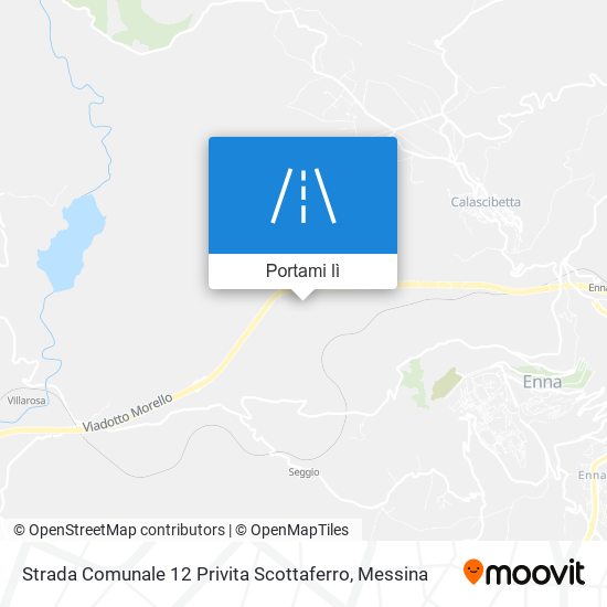 Mappa Strada Comunale 12 Privita Scottaferro