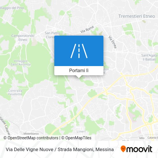 Mappa Via Delle Vigne Nuove / Strada Mangioni