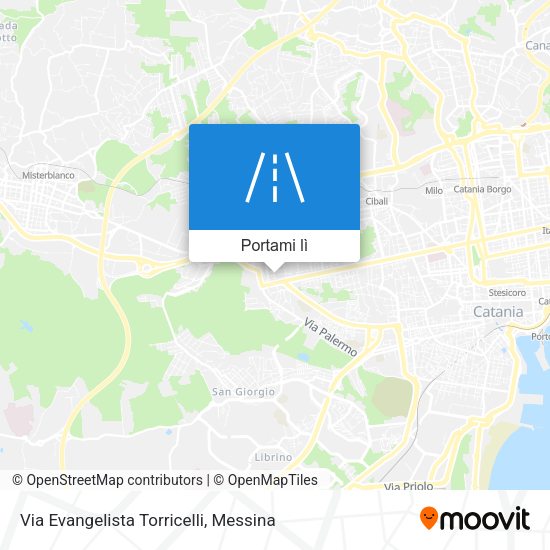 Mappa Via Evangelista Torricelli