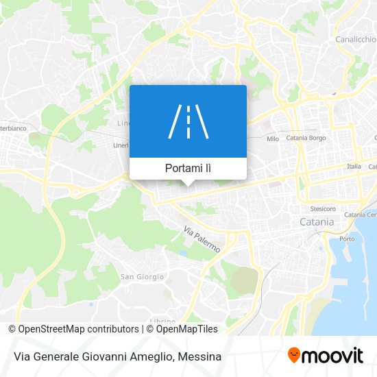 Mappa Via Generale Giovanni Ameglio