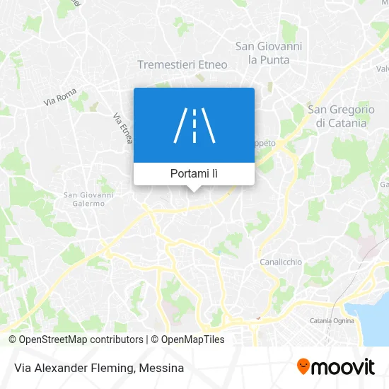 Mappa Via Alexander Fleming