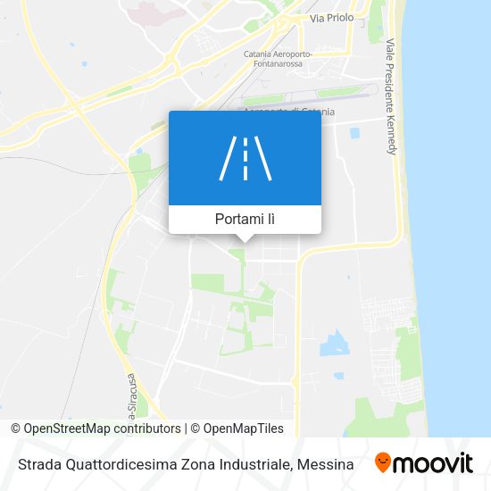 Mappa Strada Quattordicesima Zona Industriale