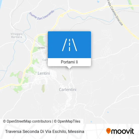 Mappa Traversa Seconda Di Via Eschilo