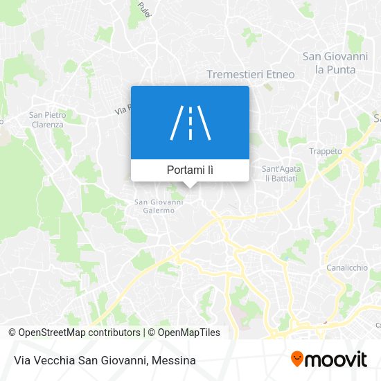 Mappa Via Vecchia San Giovanni