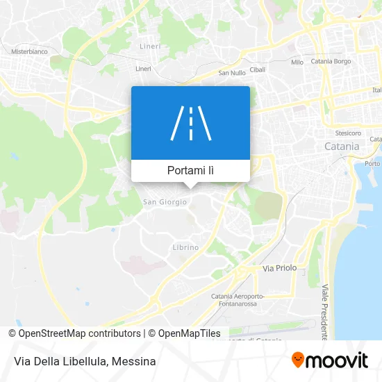 Mappa Via Della Libellula