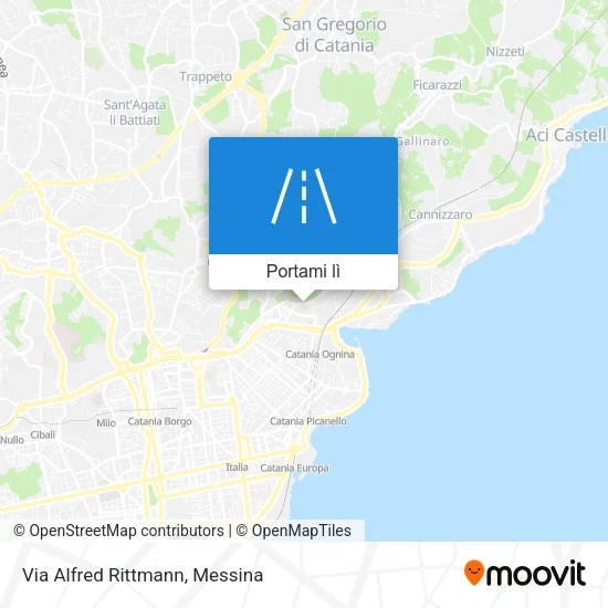 Mappa Via Alfred Rittmann