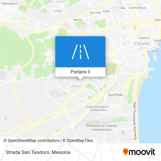 Mappa Strada San Teodoro